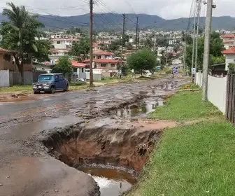 vazamento de água em São Bernardo
